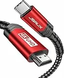JSAUX USB C auf HDMI Kabel 3M, 4K@60Hz USB C zu HDMI [Thunderbolt 3/4] UHD