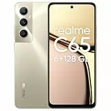 realme C65 Android-Smartphone, 4G-Mobiltelefon, 6,67 Zoll augenfreundlicher Bildschirm, 12 GB dynamischer RAM, 128 GB ROM, 50 MP AI-Kamera, 5000 mAh Akku, Gold (ohne Adapter)