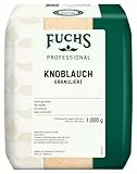 Fuchs Professional - Knoblauch granuliert | Knoblauchpulver zum Würzen von Fleisch-, Gemüse- und Fischgerichten | Profi-Qualität für Großverbraucher und Gastronomie | 1 kg im recyclebaren Beutel
