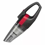 CLEANmaxx Akku-Handstaubsauger | Kabelloser Staubsauger für den Innenraum | Ideal für die Auto-Reinigung Dank starker Saugkraft & Beutellosem-Design | Auch geeignet für Tierhaare [mit 2 Aufsätzen]
