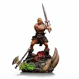 Iron Studios Kunstmaßstab 1/10 He-Man Unleashed Masters of The Universe Mehrfarbig, Polystein, 34,3 cm
