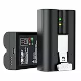 ENEGON 2er-Pack Schnellwechsel V4 Batterien 6500mAh 3.65V Akku für Ring Kamera,Ring Video Doorbell 2/3/4/3 Plus,Stick Up Cam (2/3 Gen),Spotlight Cam Battery (5AT3S3 Ersatz)