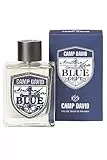 CAMP DAVID Blue Eau de Toilette für Herren | Frisch-mediterraner Herrenduft mit spritziger Grapefruit, Mandarine & würzigem Rosmarin | Langanhaltend | 100 ml Glasflakon | Maritime Duftkomposition