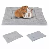 BVAGSS Orthopädisches Hundebett, Waschbar Hundekissen flauschig Hundematte, Umkehrbar Weiche und Warme Hundematte für klein mittel große Hunde XH079 (54x33x4cm,Grey)