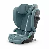 CYBEX Gold Kinder-Autositz Solution G2 Plus, Ab ca. 3 bis 12 Jahre (100 - 150 cm), Max. 50 kg, Für Autos mit und ohne ISOFIX, Stormy Blue (Blau)