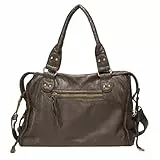 TIAASTAP Vintage City Bag Damen – PU Ledertasche Handtasche Groß Shopper Tasche Y2K Schultertasche Arbeitstasche Uni Japanese School Bag, Damen-Henkeltaschen für Frauen