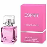 ESPRIT PINK MOMENTS Parfüm Damen 20ml I Damen Parfüm mit Apfel, Ananas, Magnolie, Moschus & Vanille I Fruchtig-sinnliches Eau de Parfum Damen für Feel-Good-Momente I Damen Parfum für den Alltag