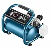 Akku Kompressor Druckluftkompressor für Makita 18V Akku, Tragbarer Luftkompressor 9L Gasflaschenkapazität, 7.5bar Arbeitsdruck, Einstellbarer Luftdruck, Schnell aufblasen für pneumatischen Werkzeugen