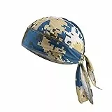 ikasus Unisex Sports Bandana Cap Mütze Kopftuch,Fahrrad Kopfbedeckung Atmungsaktiv UV Schutz Kopftuch Pirat Cap Bandana Fahrrad Motorrad Stirnband Biker Hat Helmmütze Schnell Trocknender Sonnenschutz