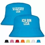 Prozente Momente Falls ich betrunken Bin - Fischerhut | Anglerhut | Sonnenhut | Sommer | Party | Malle | lustige Sprüche | OneSize | Malle | Urlaub (Blau)