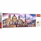 Trefl, Puzzle, Roma, Italien, Piazza Navona, 500 Teile, Panorama, Hauptstädte Europas, Stadtmotiv, Monumente, Anspruchsvoll, Jigsaw Klassische Puzzle für Erwachsene und Kinder ab 10 Jahren Puzzels