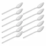 Rcniso Verdicktes Edelstahl-Dessertlöffel-Set für den Täglichen Gebrauch, Geschenk, 12 Stück, Kaffee-Rührlöffel für Partys, Edelstahl-Löffel für Restaurants oder Hotels, 14 X 3 Cm (J13421/04)