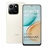 HONOR 400 Smart 4G Smartphone 8 GB 256 GB, 6500-mAh-Akku, 6,77-Zoll-Bildschirm mit Fallschutz IP54, Snapdragon 685, 108-MP-Hauptkamera, Android 15, Dual-SIM, NFC, Gold