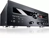 Magnat MA 900, schwarz - robuster Stereo Hybrid-Verstärker mit hochwertiger Aluminium-Front und hoher Ausgangsleistung für perfekten Stereoklang