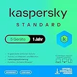 Kaspersky Standard Anti-Virus 2026 | 5 Geräte | 1 Jahr | Umfassender Schutz | Online-Banking Schutz | Leistungsoptimierung | PC/Mac/Mobile | Aktivierungscode per Email