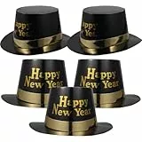 Toyvian Party Birthday Hut Set, 5 Stück Silvester Party Zylinder Silvester Legacy Zylinder Feiern Partyhüte Outfits Partyzubehör Für Geburtstagsfeiern und Festliche AnläSse FüR Kinder Und Erwachsene