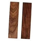 HOODANCOS 2Stücke Schwarznuss Holz Schnitzerei Blöcke für DIY Basteln Unbehandelte Holzblöcke für Anfänger und Junge Mädchen Robuste und Glatte Oberfläche zum Schnitzen und Malen