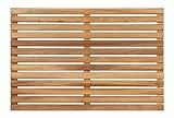 WENKO Duschrost Indoor & Outdoor Mod. Acacia, aus Akazienholz für den Innen- und Außenbereich, für Dusche oder Pool, rutschhemmend, 55 x 55 cm
