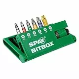 SPAX BITbox T-STAR plus, Schnellwechsel-Bithalter, 6 Bits: T10, T15, T20, T25, T30, T40 in 25 mm - 4000007899019