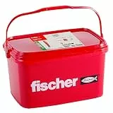 fischer DuoPower 6 x 30, praktischer Eimer mit 3.200 Universaldübeln, leistungsstarker 2-Komponenten-Dübel, Kunststoffdübel zur Befestigung in Beton, Ziegeln, Stein, Gipskarton uvm.
