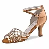 Anna Kern Damen Tanzschuhe 700-60 - Farbe: Bronze - Größe: UK 6,5 (40 EU)