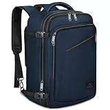 MATEIN Reiserucksack 30L für Eurowings, Reiserucksack Handgepäck Flugzeug Männer und Frauen, Rucksack Handgepäck Flugzeug Ryanair Rucksack 40x30x20 für Weekender, Kurze Tirp, Blau