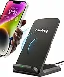 OneCut Wireless Charger, 15W Induktive Ladestation Schnellladefunktion für iPhone 16 15 14 13 12 Pro Mini Max Xr Xs Galaxy S25 S24 S23 S22 S21