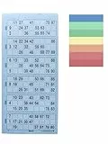 Unbekannt Bingoticket-Block 600 Tickets System 15 aus 90