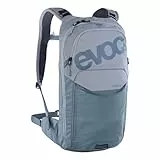 EVOC STAGE 6 Backpack, Fahrradrucksack (Brace link Schultergurte, Air flow contact system, PFC-frei, leicht und kompakt, trekkingrucksack, ideal für Mountainbiker, One Size), Stone - Steel