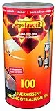Favorit Anzünder für Kamin, 100 Stück, Feuerkissen, Ofenanzünder, Kohleanzünder, Anzündwürfel – 1210