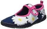 Playshoes Badeschuhe Margarite mit UV-Schutz, Unisex-Kinder Aqua Schuhe, Blau (Marine), 22/23 EU (6 UK)