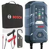 Bosch C70 Batterieladegerät, 10 Ampere, mit Erhaltungsladungs-Funktion - Autobatterie-Ladegerät für 12 V / 24 V Blei-Säure-, AGM-, EFB-, Gel-, und SLI-Batterien