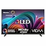 Hisense 32A5NQ 80 cm (32 Zoll) QLED Fernseher Full HD, Smart TV, Triple Tuner, AI Sports Mode, Dolby Atmos, Share to TV, Duale Positionierung, WiFi, Game & Hotel Modus, Schwarz [2024]