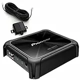 Pioneer GM-D8701 Class-D-Mono-Verstärker mit fernbedienbarem Bass Boost (1.600 W), Sensor für Lautsprechereingang, variabler TPF, Anschluss für bis zu 4 Subwoofer