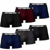 DSTROYED ® Boxershorts Herren 8er Pack S-5XL Unterhosen Männer Unterwäsche Men (4XL, 606b 6er Set Mehrfarbig)