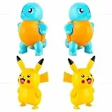 Thingehoy 4PC Mini Wasserpistole Klein, Anime Figur Wasserspritzpistole, Kleine Wasserpistolen, Water Gun Toy, Sommer Spielzeug Geschenk Party Mitgebsel