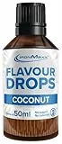 IronMaxx Flavour Drops - Kokosnuss 50ml | Kalorienfrei & Zuckerfrei | Vegane Flavour Drops zum Süßen von Speisen | Praktischer Tropfverschluss (Verpackung kann variieren)