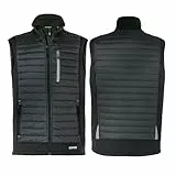 Uvex tune-up Herren Hybridweste - robuste Arbeitsweste - für Arbeit und Freizeit - Schwarz - XL