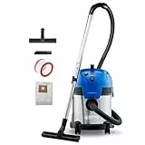 Nilfisk Multi II 22L INOX Nass Trockensauger - Staubsauger für Werkstatt, Haus, Garten und Auto (1200 W)