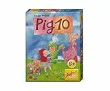 Zoch 601105052 - Pig 10 (Kartenspiel ab 6 Jahren) - Lebhaftes Lernspiel für 2-8 Spieler, unterstützt rechnerische Fähigkeiten und taktisches Denken, inkl. 100 Spielkarten & Spielregel