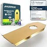 HAUSPROFI 30x Titan Ersatzklingen Ersatzkmesser für ECOVACS GOAT Mähroboter, DIN EN 50636-2-107 geprüft, 60% langlebiger, inkl. Sicherungs-Schrauben & Box