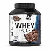 All Stars WHEY PROTEIN 2000g I Eiweiß-Pulver mit Whey-Konzentrat & Isolat I leckeres Low-Fat Powder I hochwertiges Protein-Pulver I cremiger Protein-Shake mit Chocolate Flavour