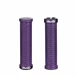 Funn Hilt JR Mountainbike-Lenkergriffe mit Einzelklemme, Fahrradlenker-Verriegelungsgriffe mit 19 mm Innendurchmesser, Kurze Fahrradgriffe für Jugendliche, Mädchen und Jungen (Violett)