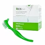 TCS Fresh Dental Appliance Cleaner Set - Professional Strength Concentrated Retainer Cleaner Solution with Soft Bristle Dental Brush (6 Month Supply)**G
