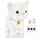 Smalody Interactive Plüschtiere, Neuheit Sound Control Elektronische Katze Elektronische Haustiere Roboter Katze Geschenk für Kinder