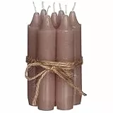 7-tlg. Set Kerzen H 11 cm (Mauve-Rosa)