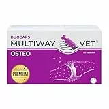 Multiway Vet - Professionell Gelenktabletten für Hunde Osteo - Glucosamin & Kollagen - Gelenk & Knochenschutz für Hunde - Gelenktabletten Hund - 60 Gelenke Tabletten