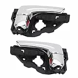 EVGATSAUTO 1 Paar Auto-Innentürgriff, 82620-2S010 82610-2S010 Galvanik Helle Farbe innen links rechts Türgriff Passend für Tucson/ix35 2010-2014
