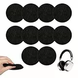 10 Stück Kopfhörer Ohrpolster,Schaumstoff Polster,Ohrhörer Pad Ersatz Schwammabdeckungen,50mm Black Ersatz Earpads Audio Kopfhorer,Kopfhörer Polster,Kopfhörer Ohrpolster Kopfhörer Schutzüberzug