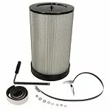 vhbw Feinstaubfilter kompatibel mit Metabo SPA 1700 D, 1200 Absauganlage - Feinstaub-Filterpatrone mit Reinigungsbürste